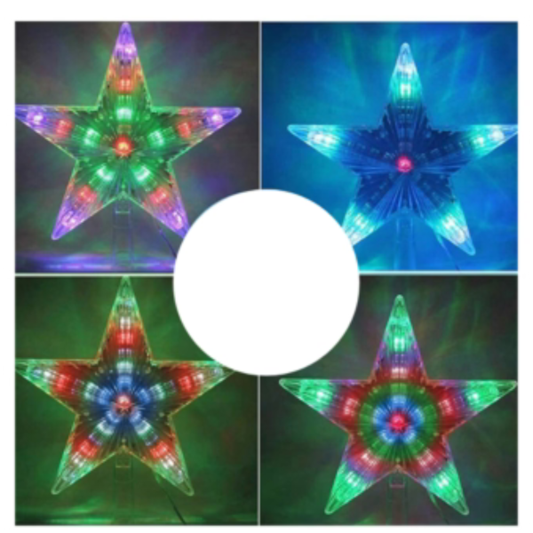 Estrella LED Para Árbol Navideño